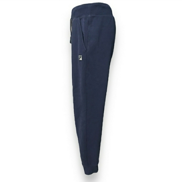 FILA Elastic Waist Drawstring Navy Blue Joggers EUC - Picture 3 of 6